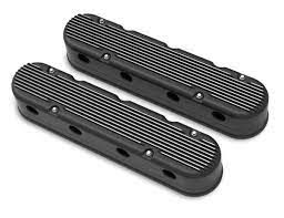AFTERBURNER Valve Covers Chev LS (Black Die Cast) With Coil Covers Pair #8579BK