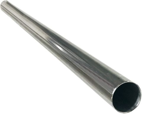 AFTERBURNER Exhaust Tubing, Stainless Steel, 2.5 Inch, 1.5mm Wall, 2 Metre Long #ABE212SS
