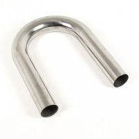AFTERBURNER Exhaust Bend 2.5 inch 180 Degree U Bend Stainless Steel Each#ABE25180