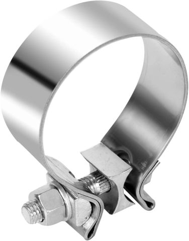 AFTERBURNER Universal Exhaust T-Clamp Butt Joint Narrow Band Heavy Duty Stainless Steel 3 inch#ABEWL3