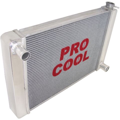 AFTERBURNER Pro Cool Polished Aluminium Radiator Chev 22" #6002
