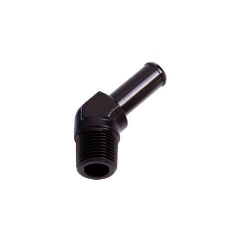 Aeroflow Male NPT To Barb 45° Adapter 3/8" To 3/8"#AF845-06-06