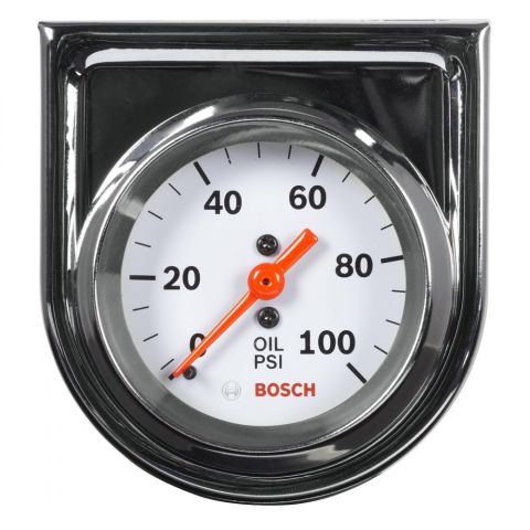 Bosch Chrome Oil Pressure Gauge 2" 