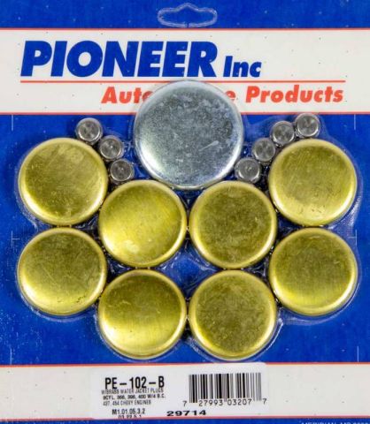 Pioneer Frost Plug Kit (Chev BB) - Brass Set #EP102BR