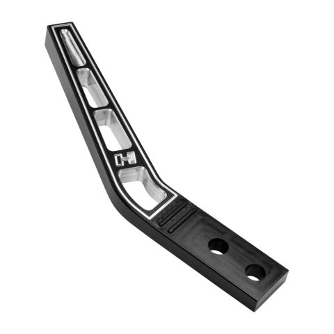 Hurst Shifter Stick, 8 Inch Lay Back, Black Aluminum #538-9024