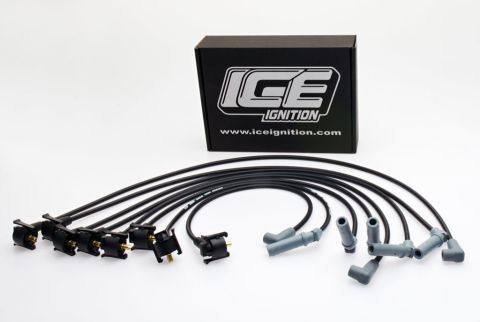 Ice Ignition Lead Set 9 MM - Chrysler Hemi 6 Each #IC9CHR602