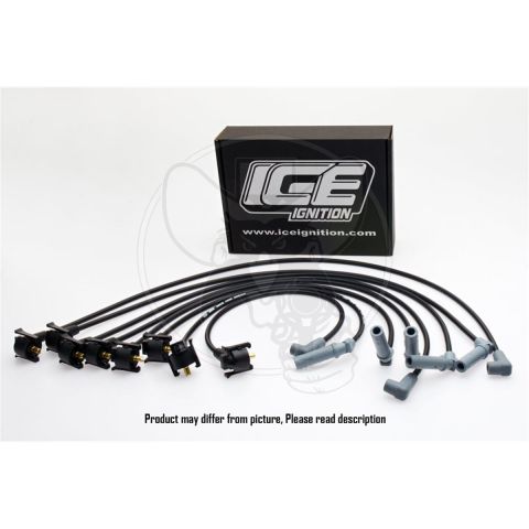 Ice Ignition Lead Set 9MM Ford SB 90D-30D - HEI Plug - Around Valve Cover Each #IC9FOR803