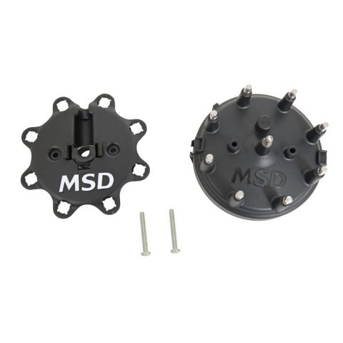 MSD Distributor Cap Ford (Large) Black Each#MSD84083