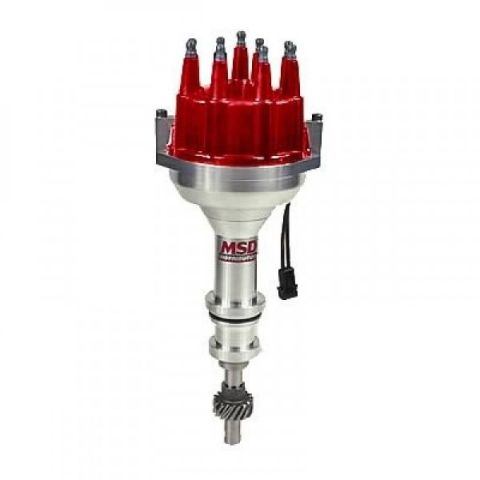 MSD Ignition Pro-Billet Small Cap Distributor Ford 351C-460 Red#MSD8577