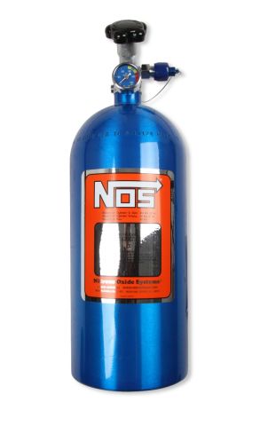 NOS Bottle 10 LB Blue - High Flow Valve Each#14745