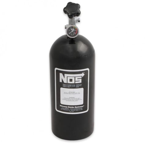 NOS Bottle 10 LB Black (High Flow Valve) Each#14745B