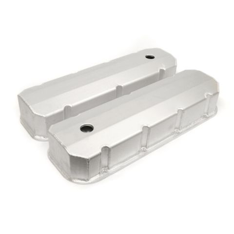 Procomp Valve Covers Chev BB (Polished) Tall With Hole Set #PC3303