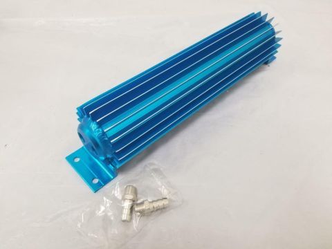 Procomp Trans Cooler 12" Blue Aluminum #3401E