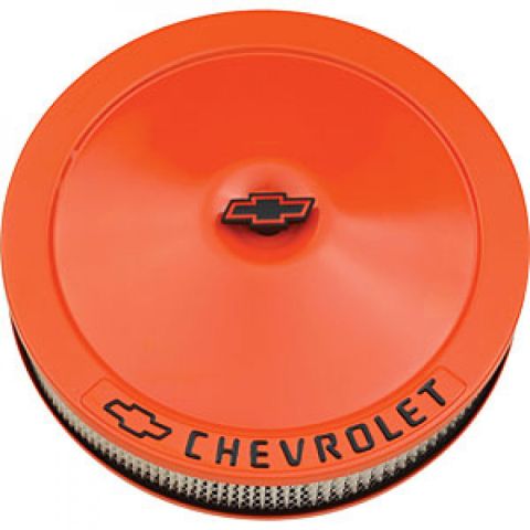 Proform GM Chev Air Cleaner Orange Bowtie #141-785