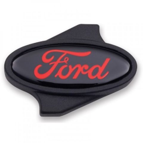 Proform Air Cleaner Wing Nut (Ford/Oval) - Black/Red Each #302-339