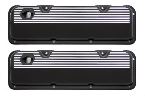 RPC Alum Valve Covers Ford 351 Cleveland Black #R7639