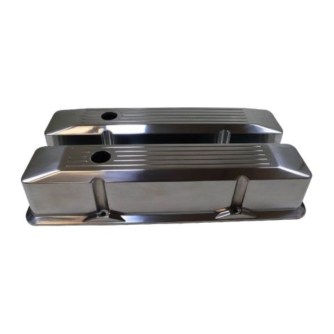 RPC Baffled Aluminum Recessed Valve Covers 1958-1986 Small Block Chevy 283, 305, 327, 350#S6154