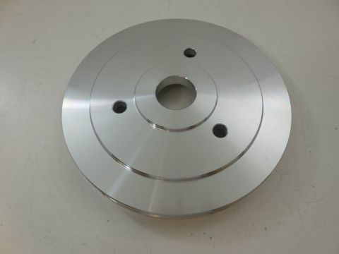 RPC Pulley - Crank/SWP/Single - (Chev BB) - Polished Alloy 