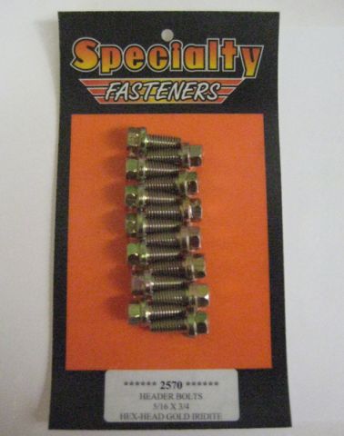 Specialty Fasteners Header Bolts Hex Head 5/16-18X3/4 #SP2570
