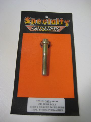 Specialty Fasteners Oil Pump Bolt Bb Chev #SP2632