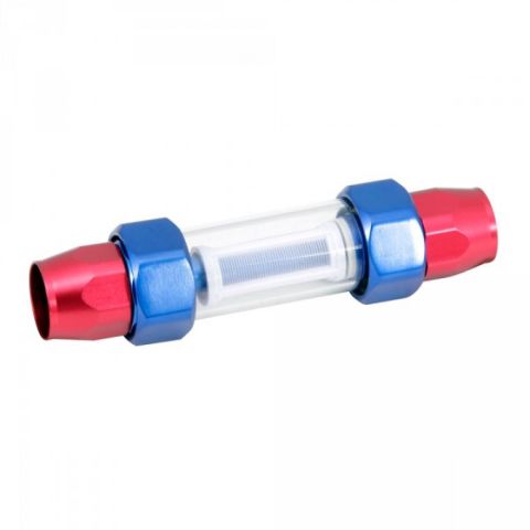 Spectre Pro-Plumb Fuel Filter 3/8" - Red/Blue#SPE2220