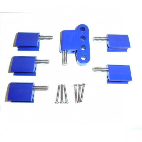 Taylor Lead Separators Mount Kit - Vertical (Blue) 7-10.4 MM - 6 Pack Set #42766