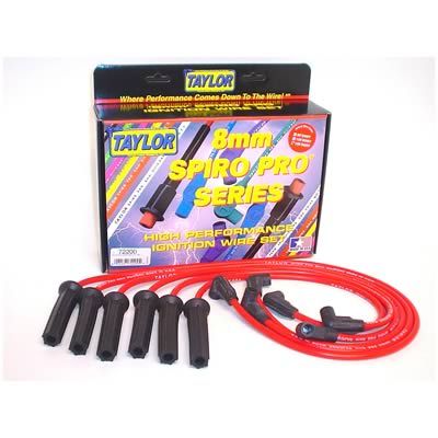 Taylor HT Ignition Leads 8Mm Red Straight #73255
