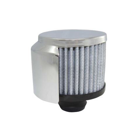 TSP Chrome Steel Round Shielded Push-In Breather with Washable Filter#TSP7191