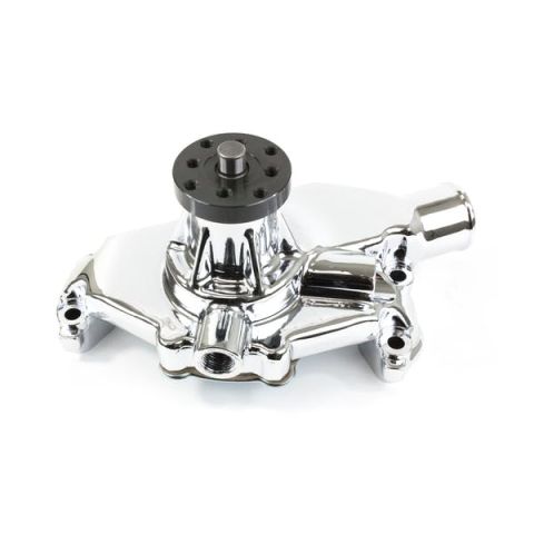 TSP Chevy Small Block Short-Style High-Flow Mechanical Water Pump (Polished)