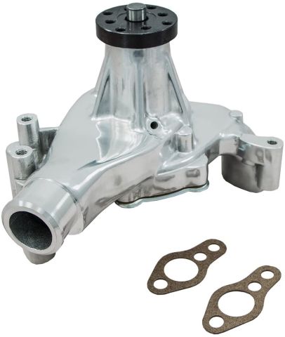 TSP Chevy Small Block Long-Style High-Flow Mechanical Water Pump (Polished) #8012P