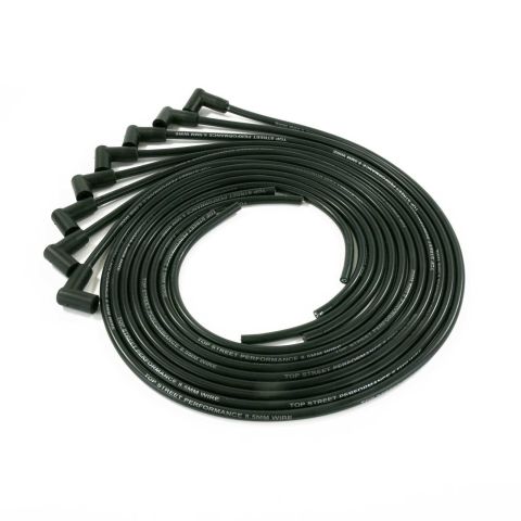 TSP 8.5MM Universal Black Ignition Wires With 90° Plug Boots (Black) #85090