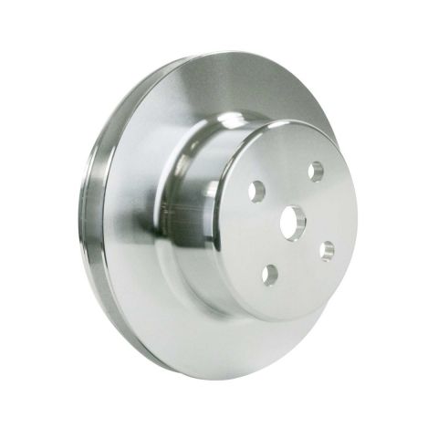 TSP Pulley – Long Water Pump Double Grove - Chev Big Block - Polished Alloy Each#TSP8838